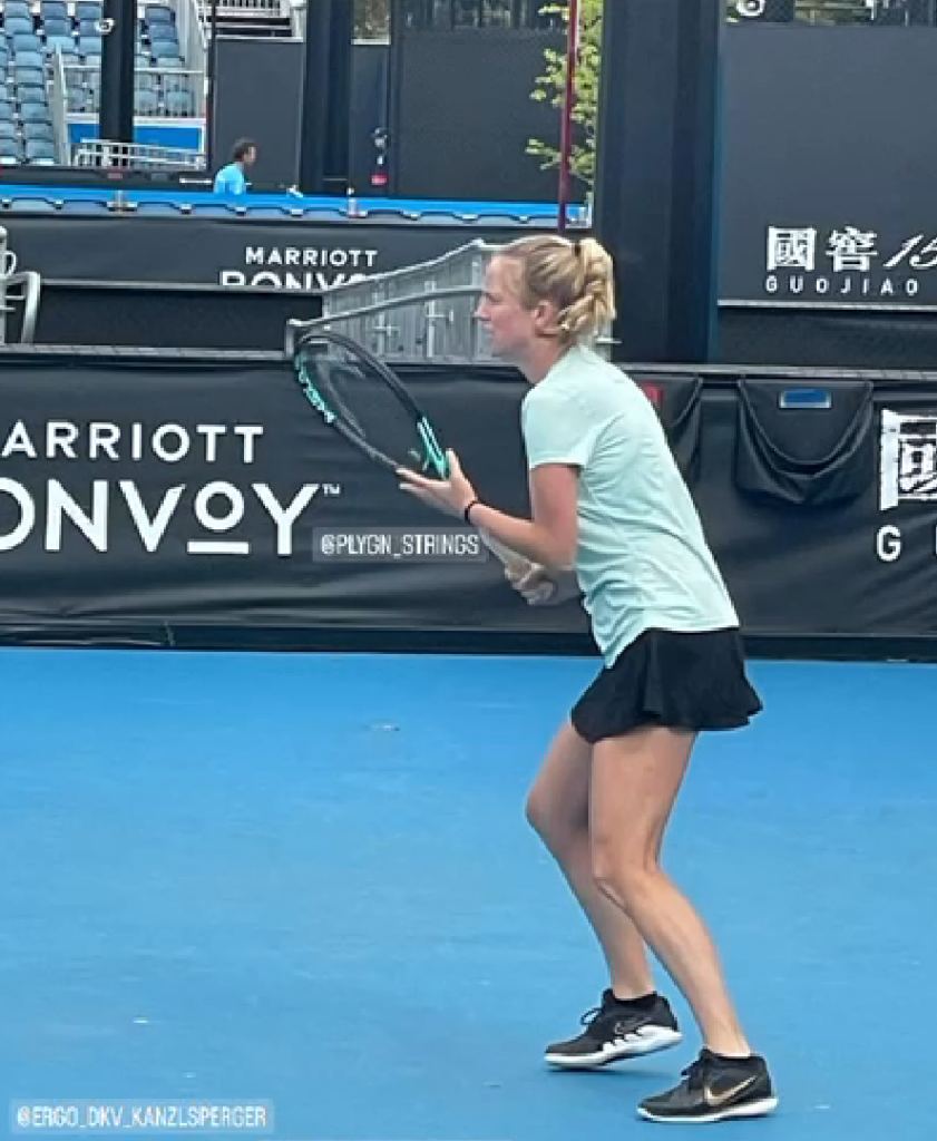Heike Albrecht-Schröder bei den Australian Open