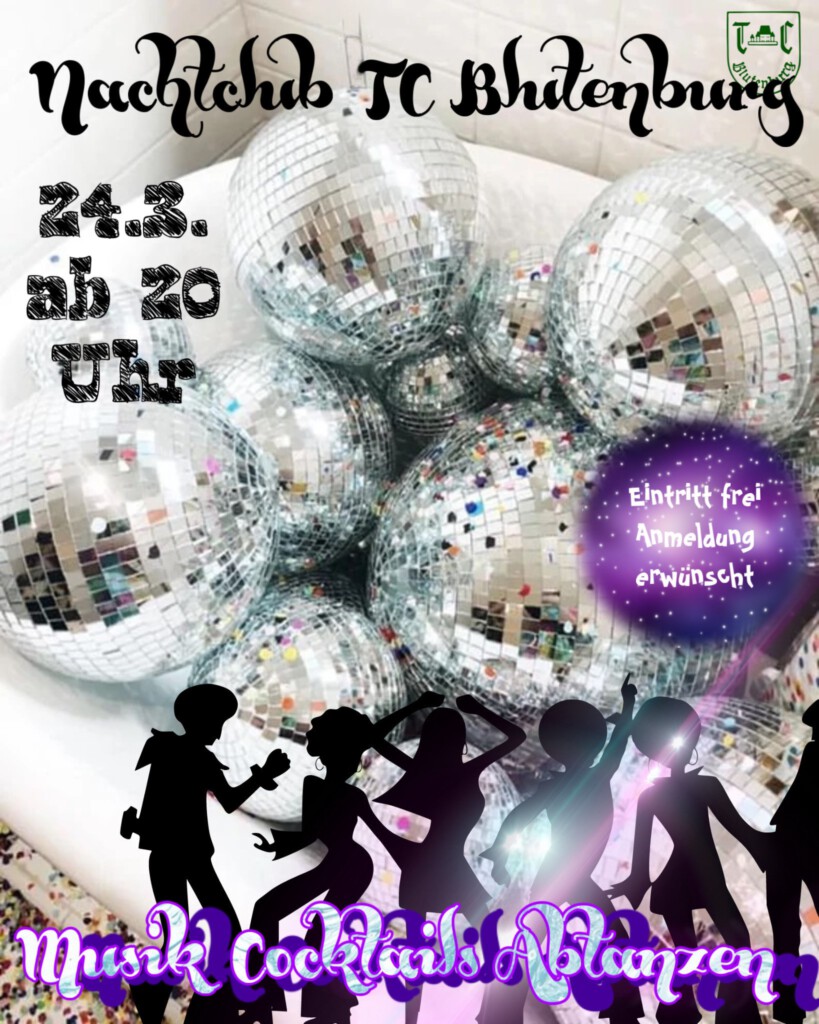 Nachtclub TC Blutenburg Plakat